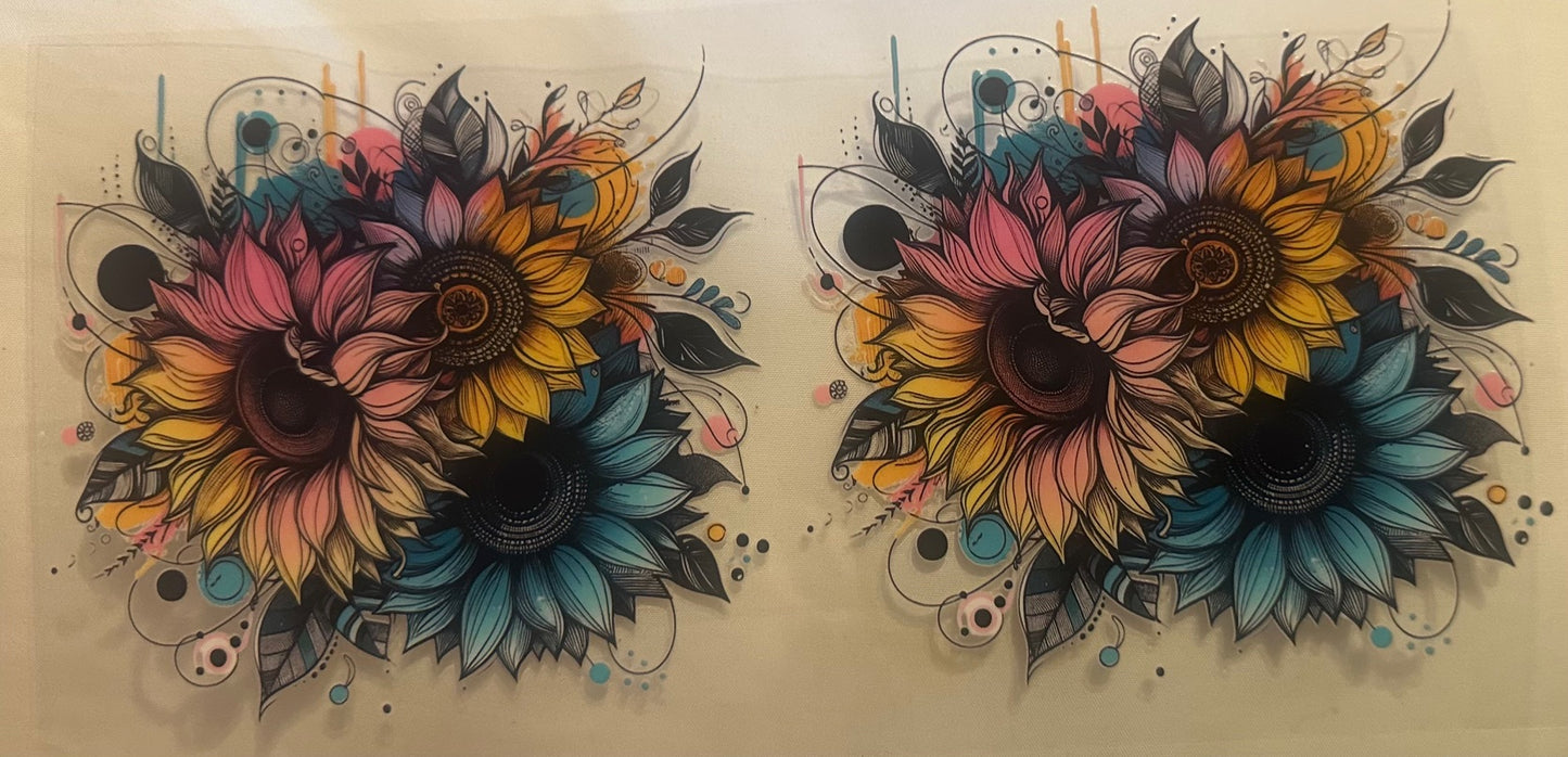 Colorful Sunflower Wrap