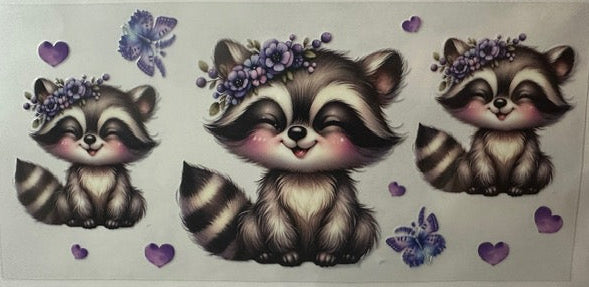 Blushing Raccoon Wrap