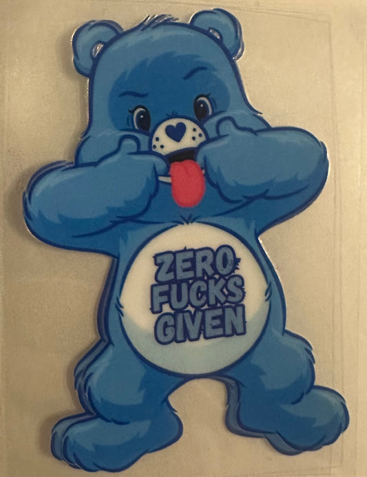 Swear Bear Decal #5
