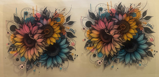 Colorful Sunflower Wrap