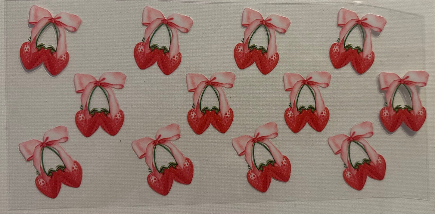 Strawberry Bow Wrap