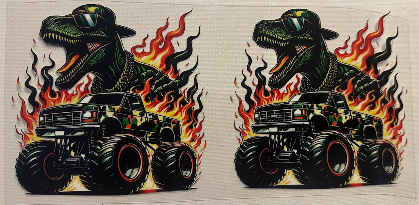 Trex Monster Truck Wrap