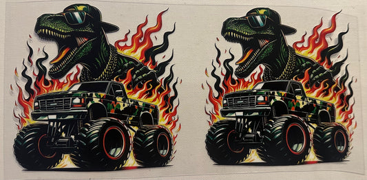 Trex Monster Truck Wrap
