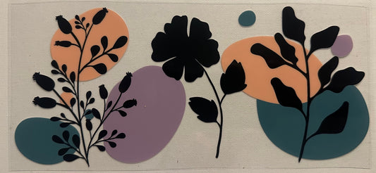 Floral Silhouette Wrap