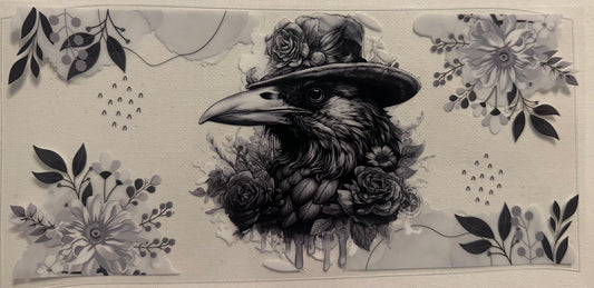 Black and Grey Bird Wrap