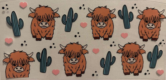 Cow and Cactus Wrap