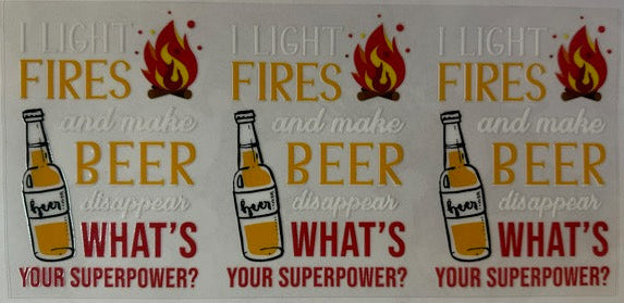 Fires and Beer Wrap