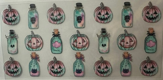 Pastel Halloween Potion Wrap