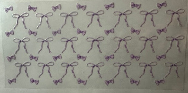 Thin Purple Bow Wrap