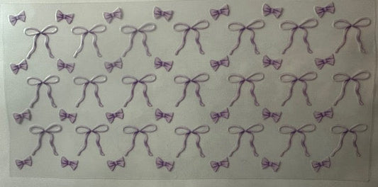 Thin Purple Bow Wrap
